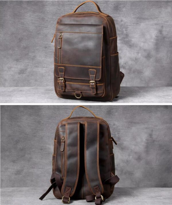Sac à dos en cuir – Image 2