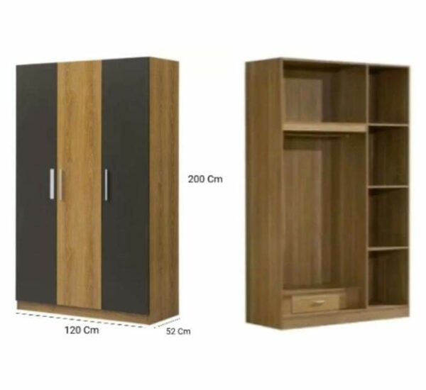 Armoire de vêtements 3 Battants – Image 2