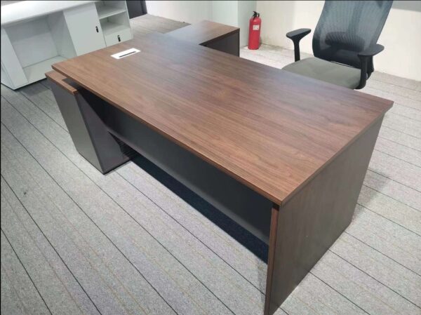 Bureau de Direction en L – Bois & Design Moderne – 180x140x75 cm – Image 3