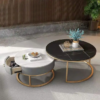 Table centrale ronde Marbre