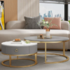 Table centrale ronde Marbre – Image 4