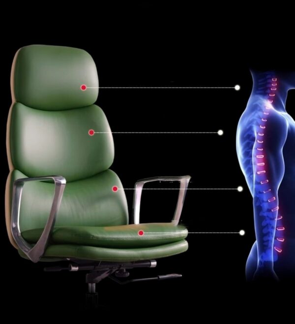 Chaise de bureau ergonomique design – Confort haut de gamme – Image 4