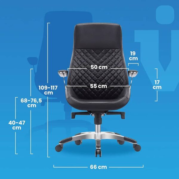 Chaise de Bureau Ergonomique – Confort & Élégance – Image 4