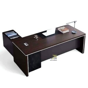 Bureau de Direction en L – Élégance et Fonctionnalité