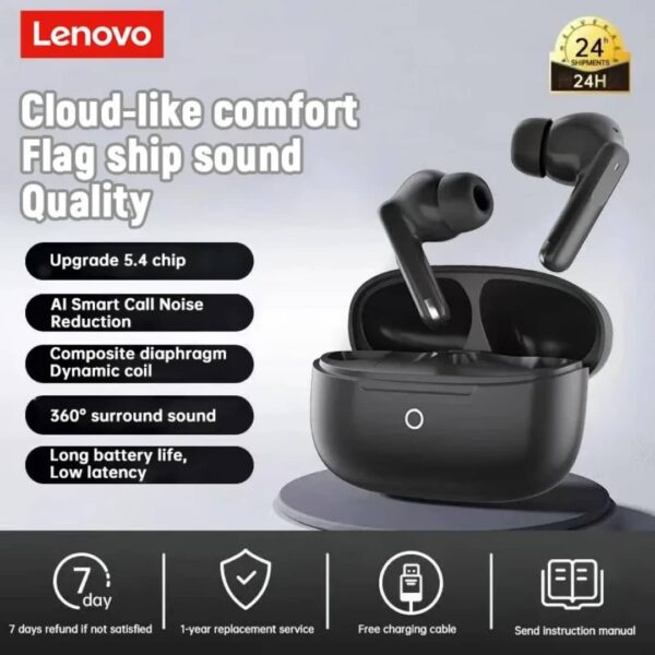 Écouteurs sans fil Lenovo EA220 Bluetooth 5.4 – Image 3