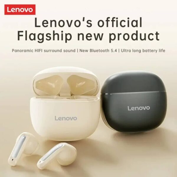 Écouteurs Bluetooth Lenovo EA140 – Son HD & Autonomie Longue – Image 4